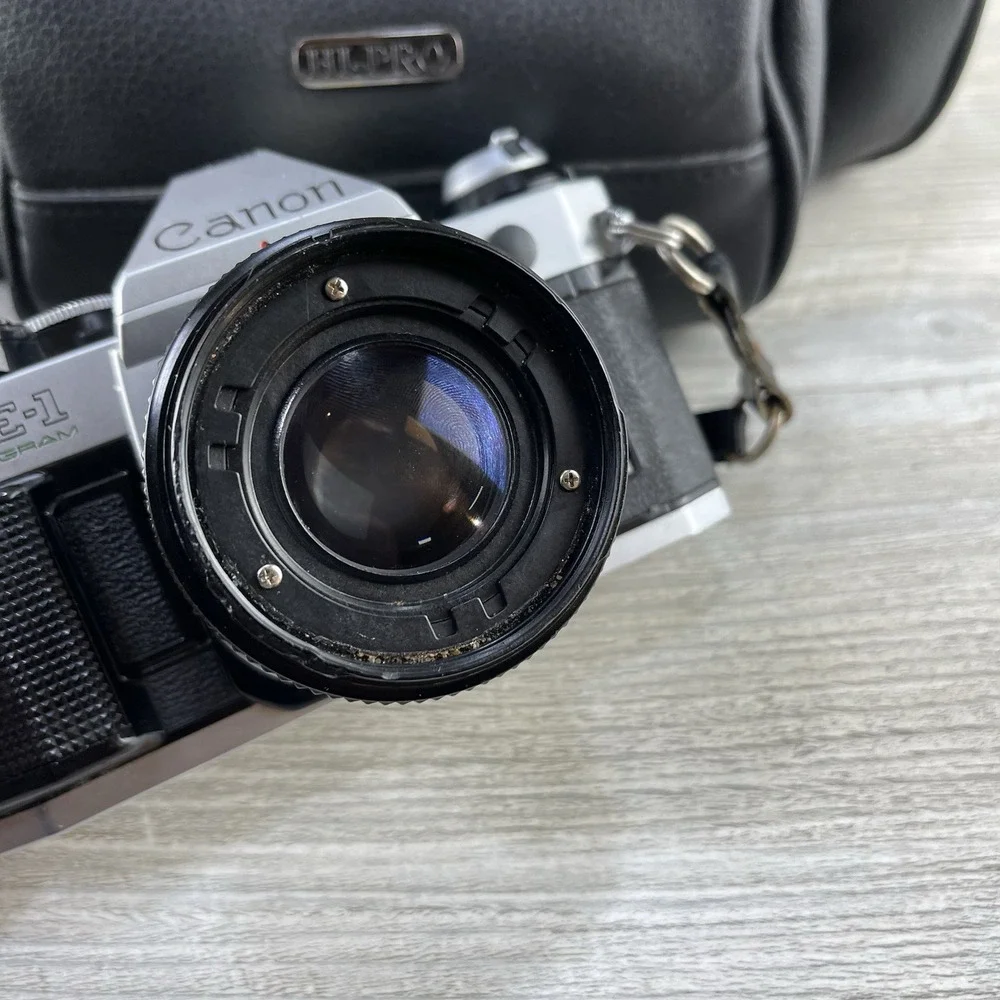 Canon AE-1 35mm SLR Film Camera w/ 50mm f/1.4 FD Lens